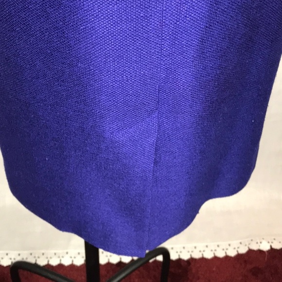 Vintage Doncaster 2 piece silk suit, deep purple, size 6 - Picture 8 of 9